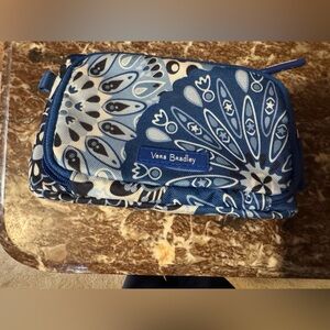 Vera Bradley Blue and White Floral Make Up Bag